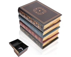 Allecta - Houten opbergdoos met verborgen compartiment - Decoratieve opbergbox voor woondecoratie - Groot formaat