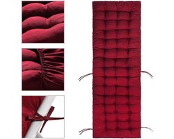 Allecta - Kussens voor Patio Chaise Lounge - Binnen en Buiten - Reisvakantie - Zon Lounger - Stoel Kussen - Comfortabel en Stijlvol - 170 * 53 * 8 cm - Dik en Zacht - Duurzaam.