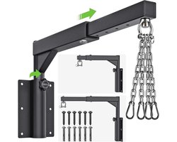 Allecta - Muurbevestiging voor Zware Punch Bag - Hangende Stand voor Thuis Gym - Indoor Outdoor Boksen Oefening - Stille Rotatie - Tot 800 lbs.