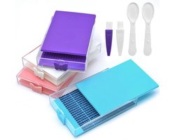 Allecta - Opbergdoosjes voor Diamond Painting - Accessoires voor Diamant Schilderen - Sorteerbakjes voor DIY Kunst - Volwassenen - 4-delige Set