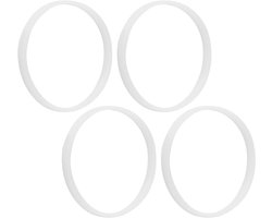 Allecta - Rubberen Afdichting Voor Juicer Blender Vervanging - Keukengereedschap - O Ring Pakking - Wit - 10 cm - Thuis - Tuinieren