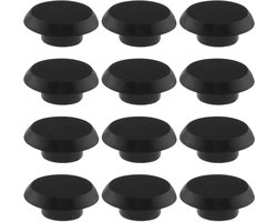 Allecta - Set van 50 Zeshoekige Schroefkapjes voor Meubels - Beschermers voor M8 Inbusschroeven - Zwart