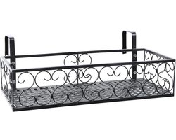 Allecto - Balkon Bloempot Houder - Metalen Plantenrek voor Buiten - Ideaal voor Tuin en Balkon - Ruimtebesparend - Geschikt voor Diverse Planten - ...