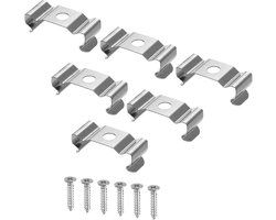 Allecto- Beugel Hanger - T5 Clips - Houder Klemmen - Plafondlamp Pack van 20.