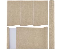 Allecto- Boekomslag Polyester - Boekbinden - Weefpatroon - BurlyWood - Boeken Album Scrapbooking - DIY - Geschikt voor Papier Ondersteund - Linnen - 51 x 11,8 inch Boekbindingsdoek