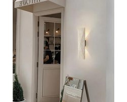 Allecto - Buitenwandlamp - LED-verlichting - Gele travertijn steen - Japanse stijl - Wandlampen - Woonkamer Nachtkastje - Slaapkamer Decoratie - Verlichtingsarmatuur - Geschikt voor buiten - Modern design - Exclusief ontwerp - AliExpress 39.