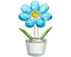 Allecto - Crystal Ornaments - Crystal Sunflower - Decoratief voor Thuis - Blauw - Tafeldecoratie - Perfect voor Feestdagen - Multifunctioneel