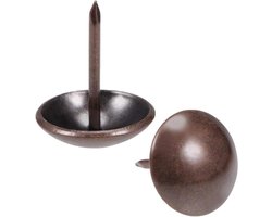 Allecto - Decoratieve Houten Stoel - Antieke - Duimspijkers - 19 mm - Meubels - Tapijt - Bekleding - Nagels - Doe-het-zelf - Projecten - Bank - Kurk Board - 50 stuks.