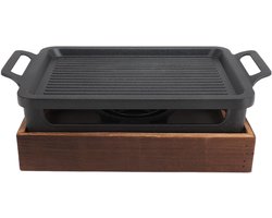 Allecto - Draagbare Tafelbarbecue - Multifunctioneel - Compact formaat - Koken binnen en buiten - Perfect voor picknicken en kamperen - Ideaal voor...