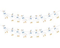 Allecto - Eenden Banner - Silly Goose - Schattige Decoratie voor Baby Shower - Feestelijke uitstraling - Perfect voor verjaardagen - Vrolijke versi...