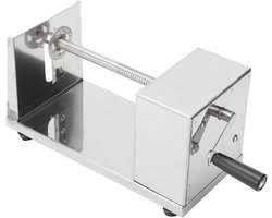Allecto- Handmatige Rvs Aardappel Snijder - Groente - Keuken Accessoires - Multifunctioneel - Rvs - Snijder - Geschikt voor Aardappels - Zilver - Handmatige Machine Eten Snijder Keuken Tool Rvs Koken Fruit en Groente Snijder