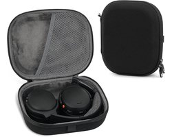 Allecto- Hoofdtelefoon draagtas - beschermende harde schaal - kabel en oplader opslag - zwart - Logitech H760 - 960USB - G330 - H820e Mono - ZONE 900/750 - vervangende - compatibel met - zwart of model.