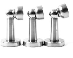 Allecto - Magnetic Door Stopper - Deurstopper - Muurbevestiging - Zilver - Wandhouder - Hoogwaardige metalen constructie - Ideaal voor thuisgebruik