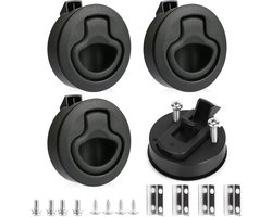 Allecto - Meubel Slot - Push Pull Beveiliging - Ideaal voor Kasten en Jachten - 4 Stuks - Veiligheid Slot - Voor Caravans en Kasten - Geschikt voor...