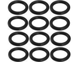 Allecto- O-ringafdichtingen - EPDM rubberen O-ringen - Waterdicht - Zwart - Gardena irrigatiesystemen - Tuinaccessoires - Geschikt voor wateraansluitingen - 16 x 11 x 2,5 mm - 50 stuks.