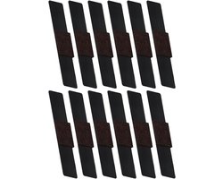 Allecto Plus - 12 stuks meubel beenbeschermers voor tafel en stoel - tafelstoelpootkussens - stoelpootkussens - stoelpootbekleding - puntenslijper - hoed vilt - ijzeren buis
