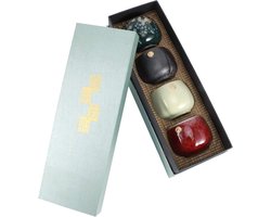 Allecto Plus - 4-delige keramische theekopjes set - Japanse stijl - ovengebakken theekopjes - keramische kung fu theekopjes - retro theekopjes - theeservies - espresso kopjes - vintage theemokken voor keuken gebruik
