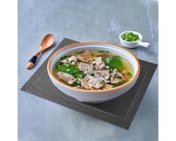 Allecto Plus - 4-delige set afwasbare placemats van imitatielinnen - Antislip en dubbelzijdige placemats - Voor eettafel, keuken, salontafel en bureau - Grijs - 30 x 45 cm