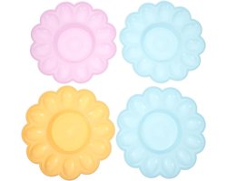 Allecto plus - 4 Stuks Gevulde Eierhouder Display Plaat - Ei Dienblad Opslag Organizer Draagbaar - Eierhouder