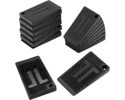 Allecto plus - 40-delige rubberen meubelwiggen voor het nivelleren van meubels - Set van nivelleringswiggen voor meubels