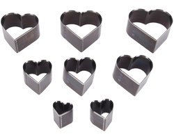 Allecto Plus - 8-delige Set Holle Punch Cutters van Koolstofstaal voor Handgemaakt Leer Ambacht - Snijgereedschap, Stansmatrijzen