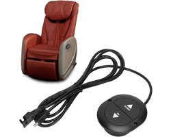 Allecto Plus - Afstandbediening elektrische relaxfauteuil met handmatige schakelaar.