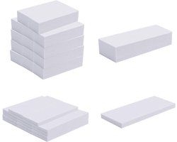 Allecto Plus - Afstandhouders muur zelfklevend 30 stuks EVA-schuim stopper bedstopper - meubelwand zonder boren - bank deurgreep - bed hoofdeinde - stopper hoofdbord