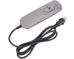 Allecto Plus - Afstandsbediening voor Elektrische Fauteuil en Zitbank - 2 Knoppen Handschakelaar - Controller - 5V - ABS Mando - Sillon Relax - 5 Dennen