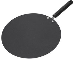 Allecto Plus - Aluminiumlegering Crêpe Pan voor Gasfornuis en Inductie - Anti Scald Handvat - Pannenkoekenpan voor Eierbrood Cake Pancake Crêpes - Krasbestendig - Duurzaamheid op zijn best - Grote diameter