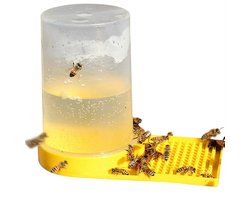 Allecto plus - Bee drinkstation en feeder set voor bijenkorven in de tuin, bijenteelt 2 stuks