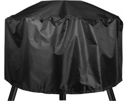 Allecto Plus - Beschermhoes voor Vuurkorf 92cm - Verstelbare Hoes voor Vuurkorf - Terras Vuurkorf Hoes - Buitenhoes voor Vuurkorf Accessoires ter Bescherming tegen Regen en Stof