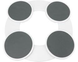 Allecto plus - Draaibaar Platform Serveerplaat voor Keuken - 360 Graden Draaibaar - Handmatig Ronde Dienblad - Eettafel Accessoire met Serveerfunctie