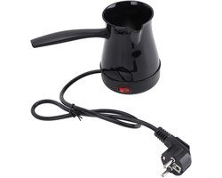 Allecto plus - Elektrische Koffieketel, 300 Ml - Voor Turkse en Griekse Koffie - Warmere Ketel voor Snelle Kokend Water - Arabische Koffie, Thee en Meer (ZWART)
