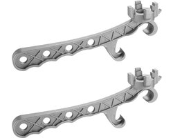 Allecto Plus - Emmeropener 245 x 5 cm voor Thuis en Industrieel Gebruik met Aluminium Gereedschap. Efficiënte Metalen Emmerdekselopener voor 5 Gallon Emmerdoppen.