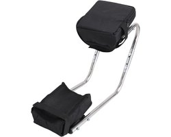 Allecto plus - Ergonomische Tuinstoel met Knielkussen, RVS Kniezitje voor Tuinieren, Tuinknielers voor Ouderen en Tuinders - Comfortabel en Stevig!