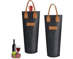 Allecto Plus - Flessenzakken voor wijngeschenken - Geschikt voor wijn, prosecco en champagne - Cadeauzakje met handvat - Ideale verpakking voor bruiloft en feest - Duurzame draagtas - Luxe uitstraling.
