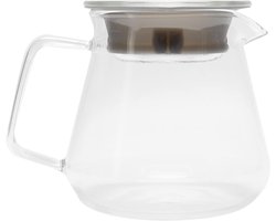 Allecto Plus - Glazen koffiekan met anti-verbranding handgreep - 500ml - Voor koffieservering in café-restaurant met warmte-isolerend design