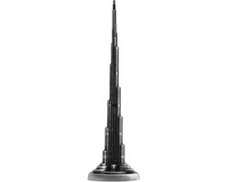 Allecto Plus - Grijze Burj Khalifa Toren Model | Plating Alloy Decoratie voor Thuis & Slaapkamer