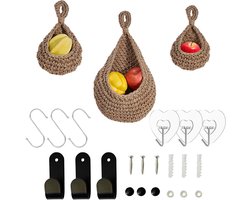 Allecto Plus - Hanging Basket Fruit Opbergen voor Keuken & Woonkamer