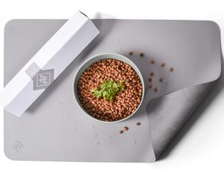 Allecto Plus - Hondenbakonderlegger 60 x 40 cm - Antislip en waterafstotend - Veganistisch leer - Voeronderlegger - Bakmat - Hondenaccessoires