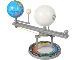 Allecto Plus - Kinderspeelgoed Zonnestelsel Planetarium Model - Educatief Astronomisch Model - Zon, Aarde, Maan - Pedagogisch Geografie Model - Met Orbitaal Systeem en Astronomische Wetenschapskits