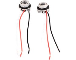 Allecto Plus - Lamphouder Connector voor LED richtingaanwijzer en remlicht lampen - 2 stuks