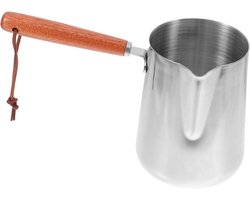 Allecto Plus - Latte Art Beker RVS met Maatstreepjes voor Schuimen en Stomen - Koffie Accessoire - Barista Benodigdheden