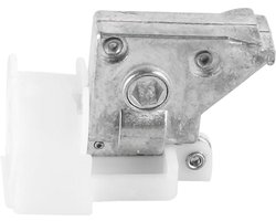 Allecto Plus - Metalen jaloeziestang met kantelmechanisme en gordijnlijn controller voor 50 mm kunststof jaloezie-accessoires