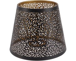 Allecto Plus - Metalen Lampenkap met Bosboom Gravure Holle IJzeren Decoratieve Lampenkap Met Binnenin Gouden Patroon Voor Tafel Wand Plafondlamp Eenvoudige Installatie Moderne Stijl
