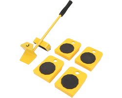 Allecto Plus - Meubeldolly met 4 Wielen en Meubelliftset - 360° Roterende Wielen - Meubelverhuizers - 330 Lbs Capaciteit - Heavy-duty Meubellifter voor Verplaatsen Koelkast en Bank - Meubel Verhuizer utrusting.