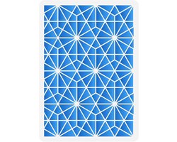 Allecto plus - Moderne Geometrie Schilderij Stencil 29.7x21cm - Driehoeken Zeshoeken Blokken - Art Craft Stencils - Hol Stencil Sjablonen voor Wandtegel Meubels Stof