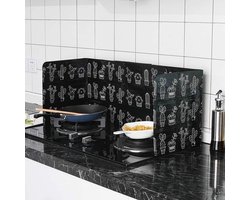 Allecto Plus - Olie Splatter Shield voor Gasfornuis - Spatscherm tegen Spetters - Kookplaat Scherm voor Frituren - Oliebestendig Spatbescherming - Keukengereedschap met Splash Guard - Geschikt voor elke Keuken