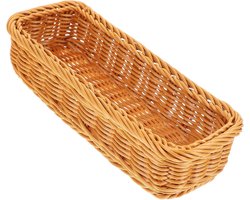 Allecto Plus - Opbergmand van Zeegras - Smalle Rieten Mand voor Badkamer en Keuken met Brood Mand - Opbergdoos voor Trap en Planken