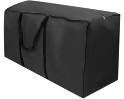 Allecto plus - Opbergtas voor Outdoor Kussens en Meubelhoezen, Waterdicht en Groot formaat, Zwart Oxford Doek - Handige opbergtas voor tuinkussens